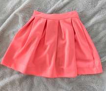 Bright Orange Skater Skirt