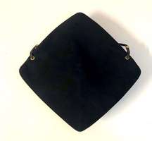 Vintage Charles Jourdan Made in France Black Diamond Crossbody Bag