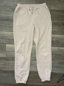 Vuori light pink women’s joggers sz XS oversized *flaw*