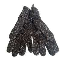 SONOMA Women’s Gloves Knit Black Speckled One Size New With Tags