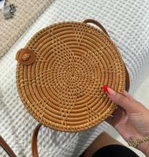 Boho Beach Straw Purse