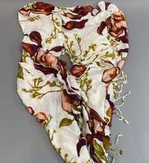 Liz Claiborne Floral Scarf