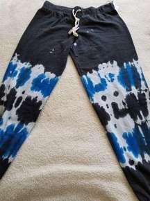 Treasure & Bond Women's Charcoal Blue Combo Drawstring Joggers Size XS