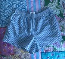 Pinstripe Shorts