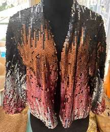 NWT Ana & Ava Sequin Sparkle Jacket