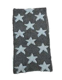 LOOK Tan Infinity Scarf with Stars