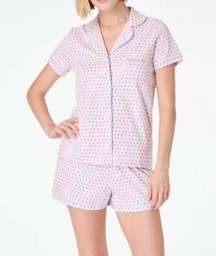 Lilac Disco Hearts Polo Pjs