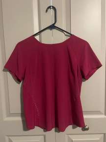 Maroon Workout Shirt