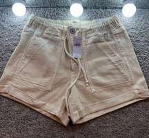 american eagle - khaki tie shorts (4)