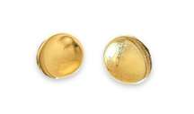 Joan Rivers Goldtone Wavy Disc Earrings