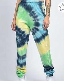 BSR Samii Ryan Growth Tie Dye Jogger Sweatpants Size M Nwot