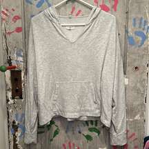 Lou & Grey Cropped Hoodie