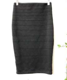 olivia blu pencil skirt black