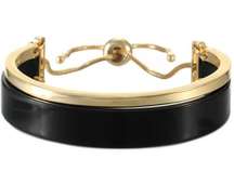 Alfani Double-Row Slider Bracelet in Gold-Tone & Black NWOT