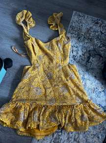 Yellow Lace Dress