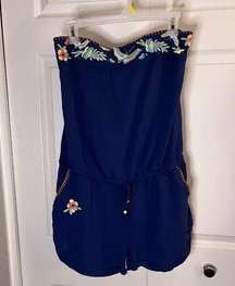 Embroidered Romper L