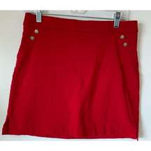 Rafaella Comfort skort, red size small women's