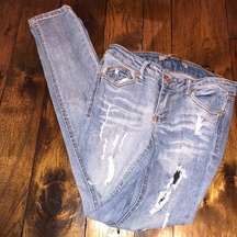 jeans with holes