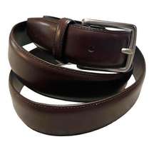 COACH Leather Belt Brown Cowhide Solid Brass Buckle Classic 38/95 Designer EUC