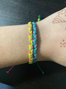 2  Braided Bracelets