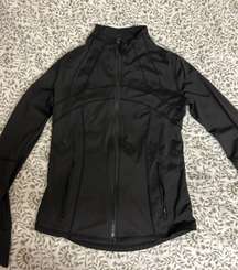 Amazon Black Athletic Zip Up Jacket