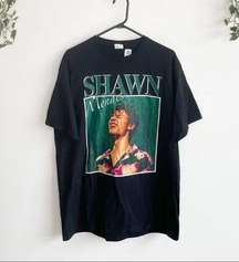 Shawn Mendes Black Graphic Tee Size XL