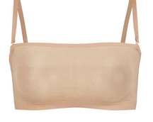 NEW Skims Sheer Sculpt Bandeau Bra in Clay Small