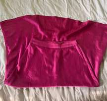 Pink Satin Skirt 