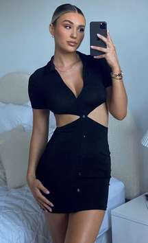 Claudia Cutout mini dress black XS