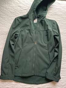Green Windbreaker Winter Jacket