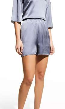 Vince Silk Pull On Shorts Iris Blue XL