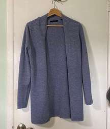 Blue cardigan