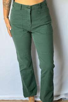 Green 90s Straight Pant