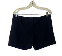 Vtg Y2K NY&CO 7th Ave Design Studio Navy Trouser Shorts 32.5 Waist Sz 6