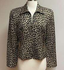 Finity Studio Animal Print Jacket