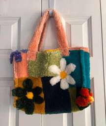 Tufted Medium Tote Bag