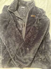 Womens Gray Full Zip Jacket