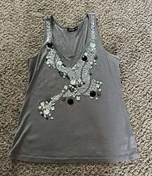 Apt 9 gray tank top size XL