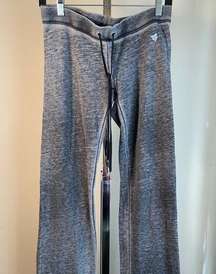 Juicy Couture Gray Women's Track Pants Raw Hem at Feet