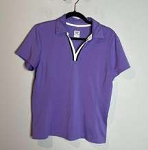 🌺 Tail purple collared golf polo