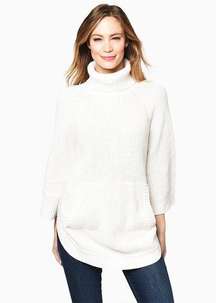 UGG Women's Raelynn Turtleneck Kangaroo Pocket Cotton Sweater Medium