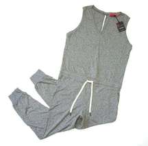 NWT n:PHILANTHROPY Flower Jumpsuit in Heather Gray V-neck Jogger L $178