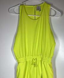 Z by Zella Getaway sleeveless Romper size XL Neon green