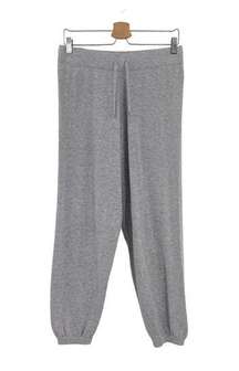 Raffi Essential Cashmere Joggers Pants Heather Gray Size Small