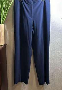 #115 Kasper navy blue fully lined dress pants size 16