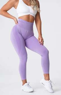 Seamless Contour Leggings - Light Purple