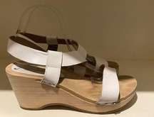 Free People white clog sandals size 40