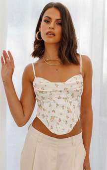 Floral Corset Top