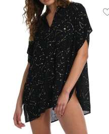 NWT SUNSHINE 79 Graphic Resort Shirt swim cover up zodiac Sz L/XL