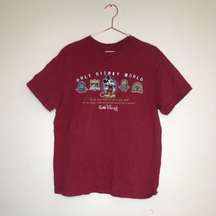 Disney embroidered Mickey and quote t shirt